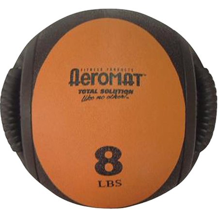 AEROMAX Dual Grip Power Med Ball- Black- Orange AE12828